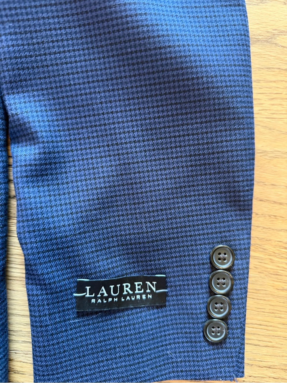 Ralph Lauren Navy Blue Textured Sport Coat 36R - Picture 3 of 7